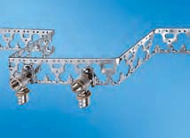 4. Монтажный трак Uponor имеет длину2 м и может легко изгибаться при необходимости.