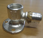 Пресс - угольник Uponor MLC для смесителей, с фланцем