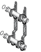 Распределитель Uponor Н латунный 