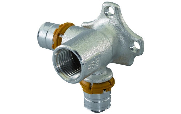 Uponor Smart Aqua S-Press водорозетка проходная 20-RP1/2"ВР-20